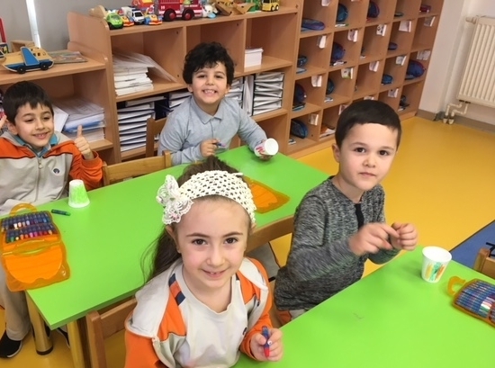 Beykent Okyanus Koleji Güneş Grubu Öğrencileri Sanat Etkinliğinde