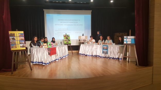 Beykent Okyanus Koleji "Münazara Yarışması Yarı Finali"nde