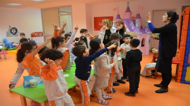 Beykent Okyanus Koleji Okul Öncesi A Grubu Öğrencilerinden  Proje Çalışması