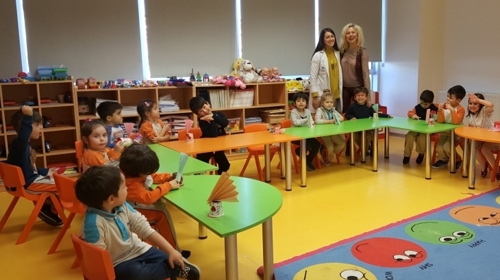 Beykent Okyanus Koleji Okul Öncesi Balıklar Grubu Öğrencileri Aile Katılımı Etkinliğinde