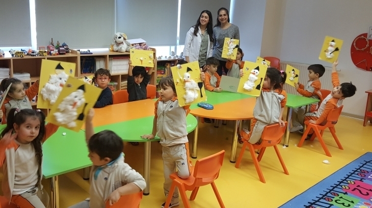 Beykent Okyanus Koleji Okul Öncesi Balıklar Grubu Öğrencileri Aile Katılım Etkinliğinde