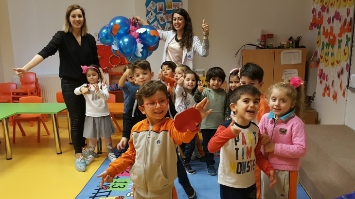 Beykent Okyanus Koleji Okul Öncesi Balıklar Grubu Öğrencileri Aile Katılım Etkinliğinde