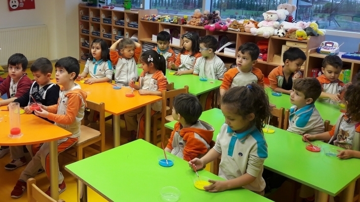 Beykent Okyanus Koleji Okul Öncesi Gökkuşağı Grubu Fen ve Doğa Etkinliğinde