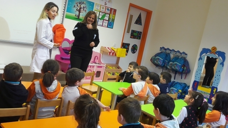 Beykent Okyanus Koleji Okul Öncesi Gökkuşağı Grubu Proje Dersinde