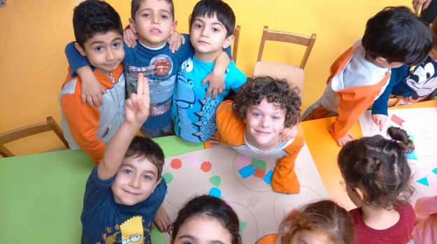 Beykent Okyanus Koleji Okul Öncesi Gökkuşağı Grubu Öğrencileri Oyun Etkinliğinde