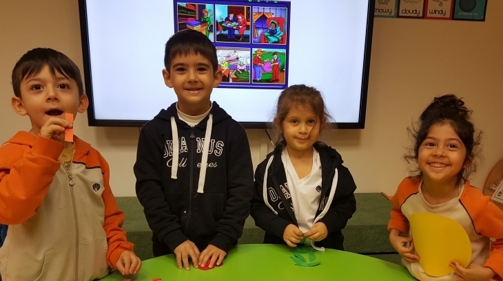 Beykent Okyanus Koleji Okul Öncesi Güneş  Grubu Öğrencileri Fastrackids Dersinde