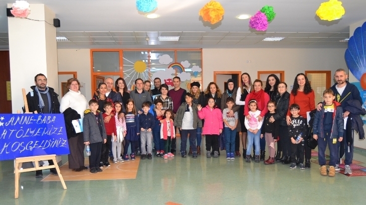 Beylikdüzü Kampüsü İlkokul Kademesinde Anne-Baba-Çocuk Atölyesi Etkinliği Gerçekleştirildi