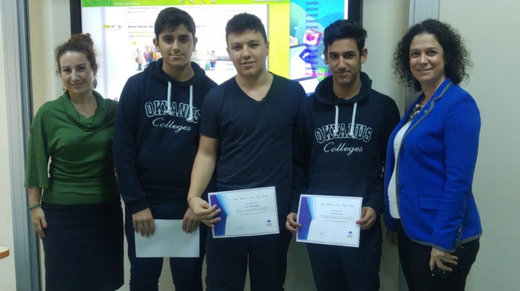 Beylikdüzü Okyanus Anadolu Lisesi ''Kişisel Akademik Gelişim Başarı Belgeleri Dağıtıldı''
