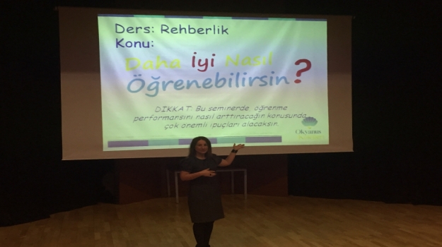Okyanus Koleji'nde “Nasıl Çalışırsam Daha İyi Öğrenirim?” Semineri
