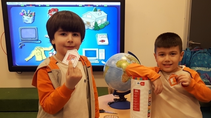 Bornova Okyanus Koleji Okul Öncesi Gezegenler ve Bulutlar Sınıfı Öğrencileri Fastrackids Dersinde