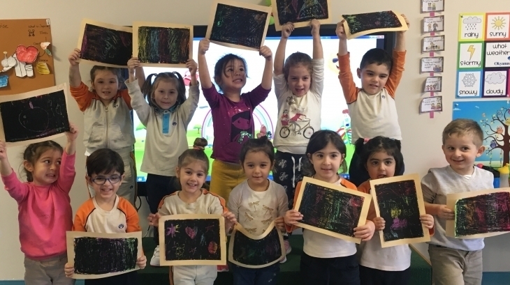 Çekmeköy Okul Öncesi  Balıklar Grubu  Sanat Etkinliğinde