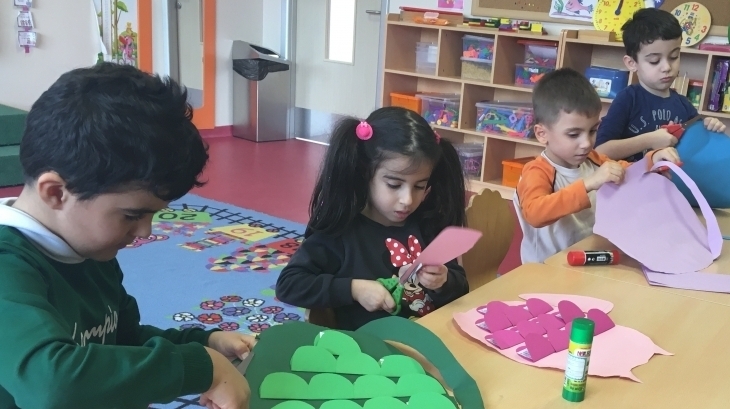 Çekmeköy Okul Öncesi Yıldızlar Grubu Sanat Etkinliğinde