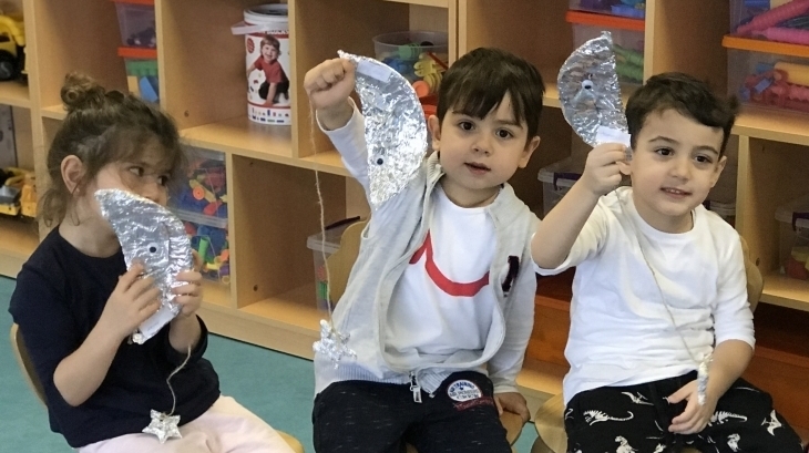 Çekmeköy Okyanus Koleji Okul Öncesi Balıklar Grubu Fastrackids Dersinde