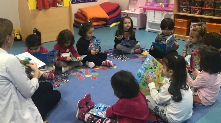 Çekmeköy Okyanus Koleji, Okul Öncesi Çiçekler Grubu İngilizce Etkinliğinde