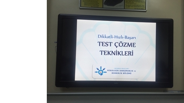 Beylikdüzü Okyanusta 'Dikkatli-Hızlı-Başarı' Test Çözme Teknikleri