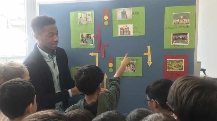 İlkokul Kademesi Öğrencileri "Speaking Corner" Etkinliğinde