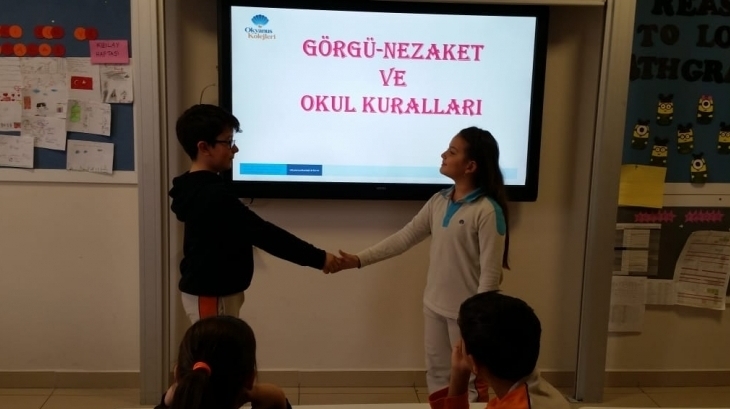 Eryaman Okyanus Koleji İlkokul Kademesinde  “Nezaket, Görgü, Okul Kuralları ve Özbakım Becerileri” Konulu Seminerler Düzenlendi