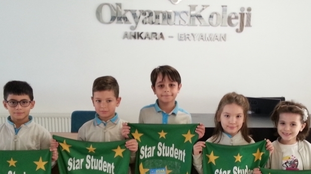 Eryaman Okyanus Koleji İlkokul Kademesinde Haftanın 'Star Student'ı Seçildi