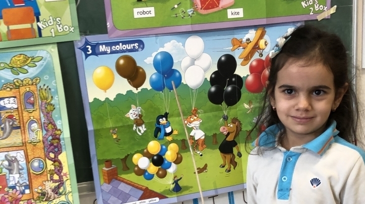 Eryaman Okyanus Koleji Öğrencileri Main Course Dersinde Poster Yorumluyor