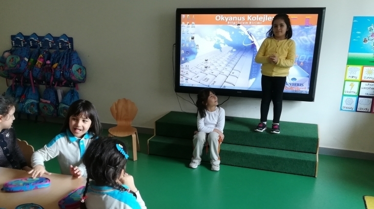 Eryaman Okyanus Koleji Okul Öncesi Bölümü Bulutlar Sınıfı Türkçe Dil Etkinliğinde
