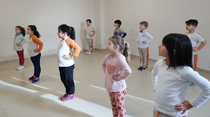 Eryaman Okyanus Koleji Okul Öncesi Bölümü Yetenek Dersinde