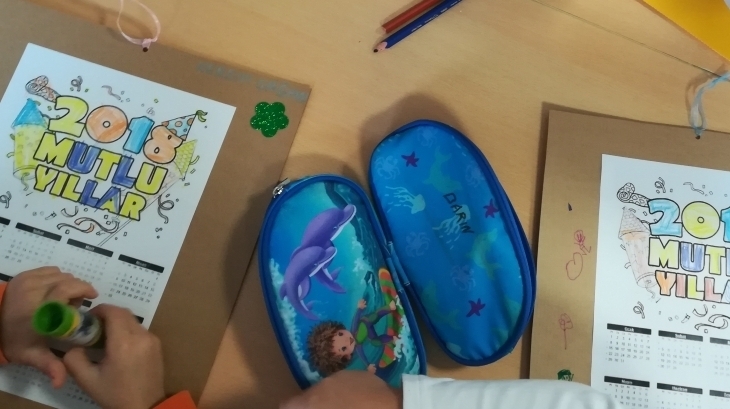 Eryaman Okyanus Koleji Okul Öncesi Bölümü Bulutlar Sınıfı Sanat Etkinliğinde