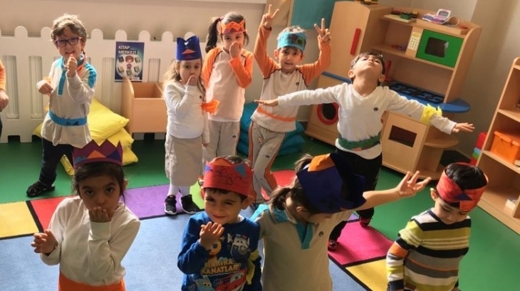 Eryaman Okyanus Koleji Okul Öncesi Bölümü Öğrencileri Yetenek Dersinde