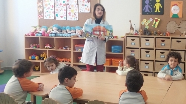Eryaman Okyanus Okul Öncesi Bölümü Balıklar Grubu İngilizce Dersinde