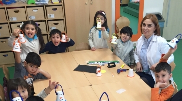 Eryaman Okyanus Okul Öncesi Bölümü Gezegenler Grubu Sanat Etkinliğinde