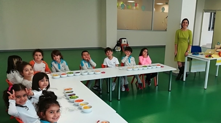Eryaman Okyanus Koleji Okul Öncesi Kademesi Mutfak Atölyesi Kapsamında