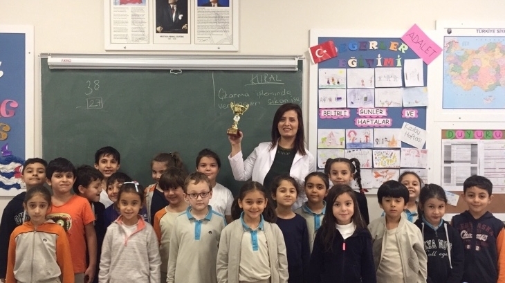 Eryaman Okyanus Kolejinde Haftanın Örnek Sınıfı 2-A Oldu