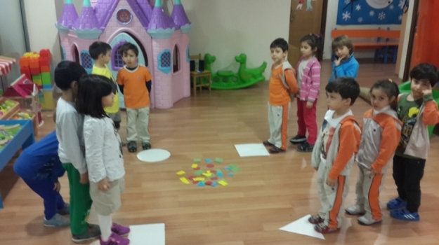 Fatih Okyanus Koleji Gökkuşağı Grubu Oyun Dersinde