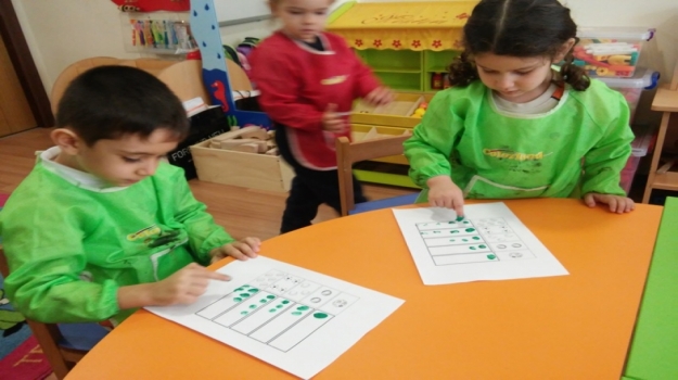 Fatih Okyanus Koleji İnciler Grubu Resim Dersinde