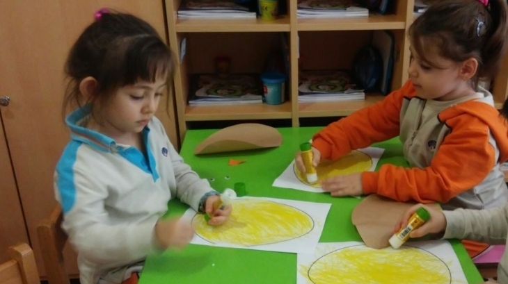 Fatih Okyanus Koleji Oklu Öncesi İnciler Grubu Proje Dersinde