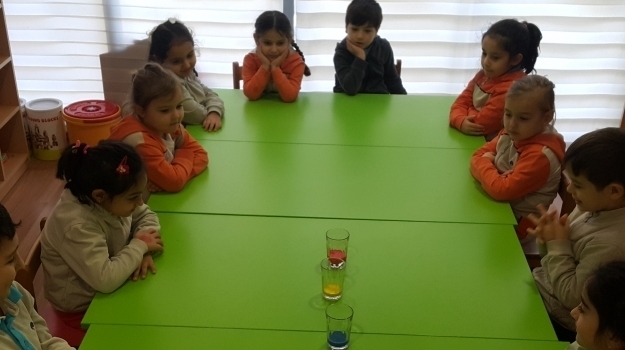Fatih Okyanus Koleji Okul Öncesi Bulutlar Grubu Fen ve Doğa Dersinde