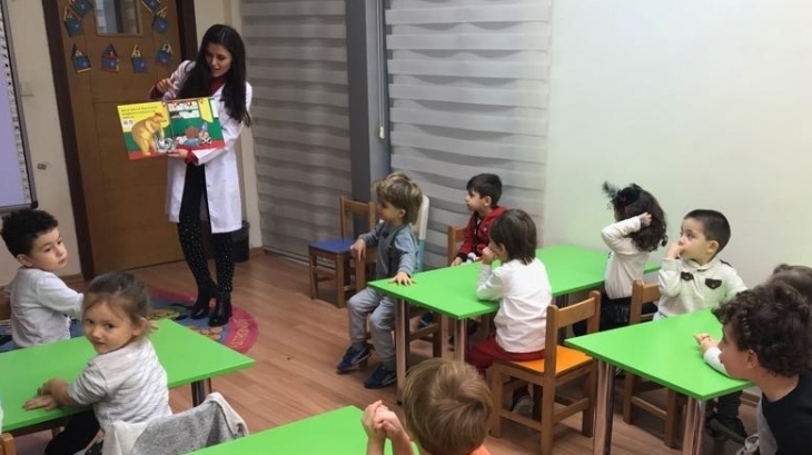 Fatih Okyanus Koleji Okul Öncesi Kuşlar Grubu İngilizce Dersinde
