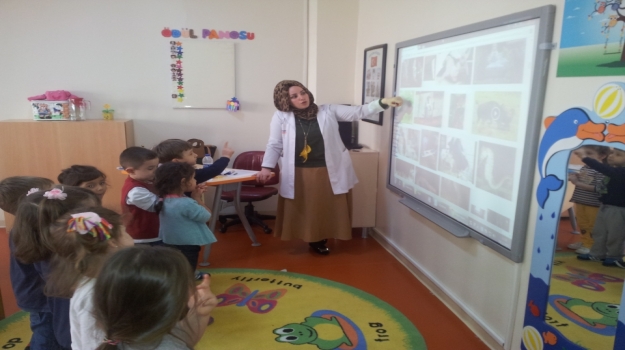Güneşli Okyanus Koleji Balıklar Grubu Proje Çalışması Yapıyor