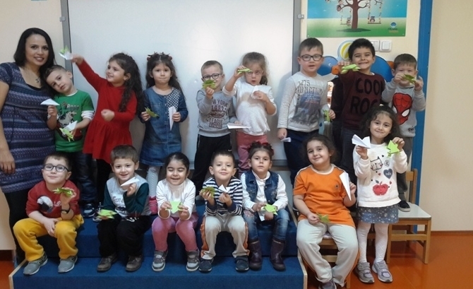 Güneşli Okyanus Koleji Okul Öncesi YunuslarGrubu Aile Katılımı Etkinliğinde