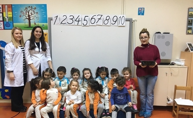 Güneşli Okyanus Koleji Okul Öncesi Çiçekler Grubu Aile Katılımı Etkinliğinde