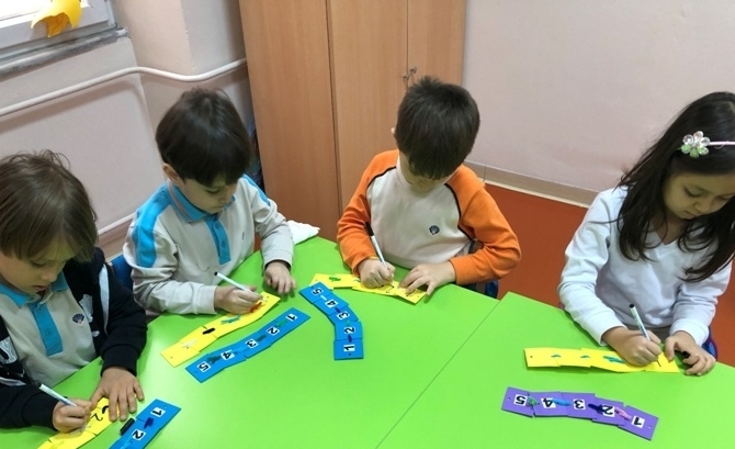 Güneşli Okyanus Koleji Okul Öncesi Gezegenler Grubu Okuma Yazmaya Hazırlık Dersinde