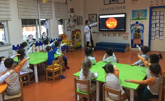 Güneşli Okyanus Koleji Okul Öncesi  Mad Science Etkinliğinde