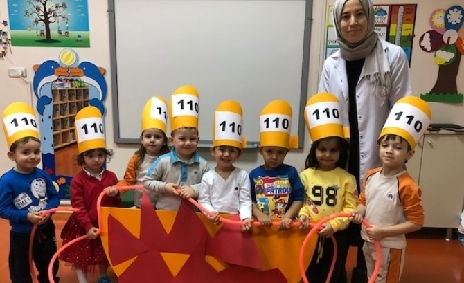 Güneşli Okyanus Koleji Okul Öncesi Rüzgarlar Grubu Bilıngual Dersinde