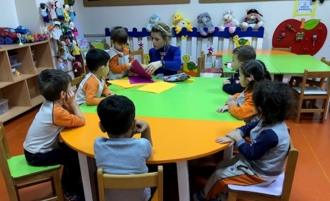Güneşli Okyanus Koleji Okul Öncesi Rüzgarlar Grubu Aile Katılımında