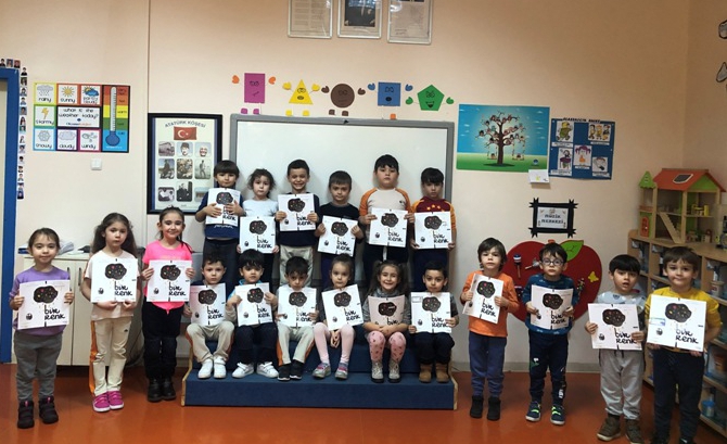 Güneşli Okyanus Koleji Okul Öncesi Yıldızlar  Grubu Türkçe Dil Etkinliği Ve Sanat  Etkinliğinde