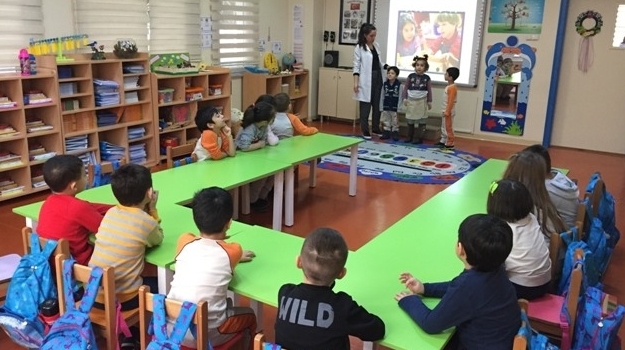 Güneşli Okyanus Koleji Okul Öncesi Yıldızlar Grubu Fastrackids Dersinde