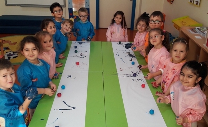 Güneşli Okyanus Koleji Okul Öncesi Yunuslar Grubu Fen-Matematik Etkinliğinde