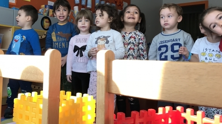 Halkalı Okul Öncesi  Ağaçlar Grubu Oyun Etkinliğinde.