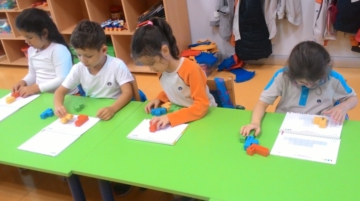 Halkalı Okul Öncesi Bulutlar Grubu Öğrencileri Düşünce Becerileri Dersinde.