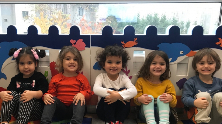 Halkalı Okul Öncesi Çiçekler Grubu Play Time Dersinde.