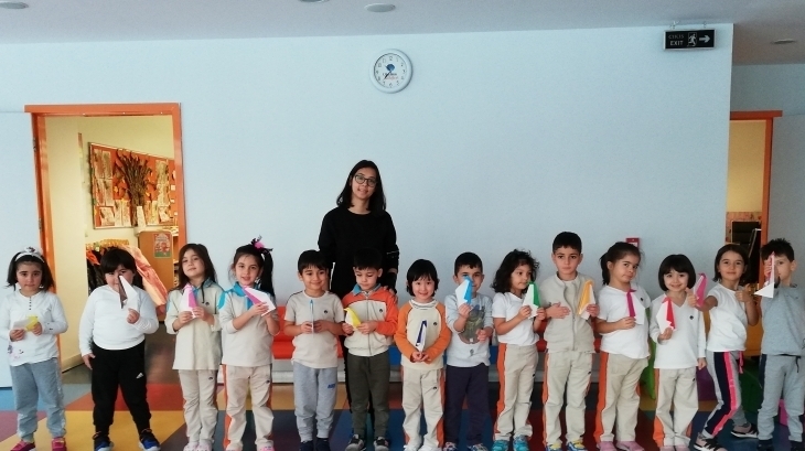Halkalı Okul Öncesi Gökkuşağı Grubu Öğrencileri Aile Katılımı Etkinliğinde